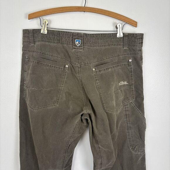 Kuhl Men's Hiking Revolvr Pants Green Vintage Patina Dye Size 36x32.5 READ - Picture 8 of 12